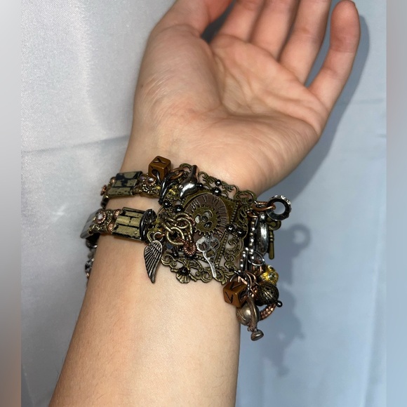 Beautiful vintage bracelet with a watch - Picture 3 of 10